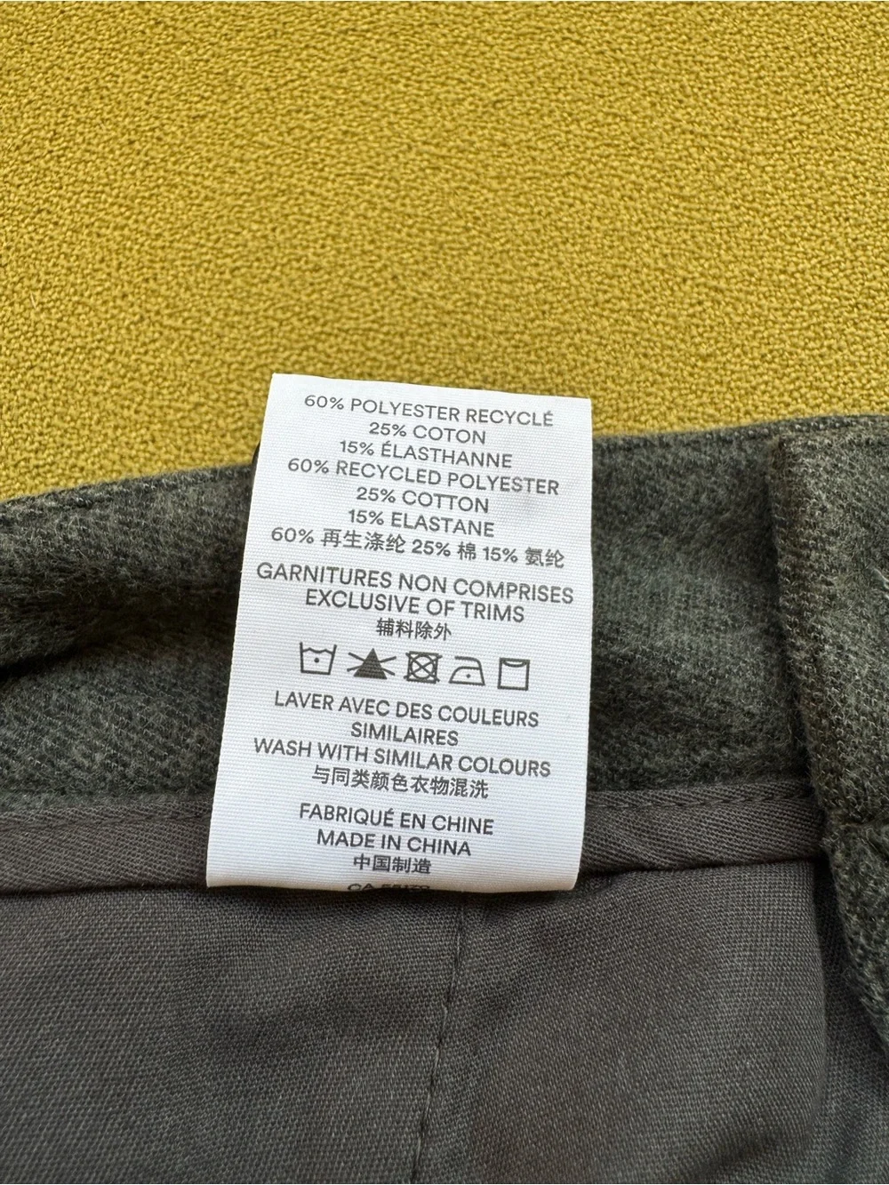 Frank & Oak Dark Gray Pleated Men’s Trousers 28”